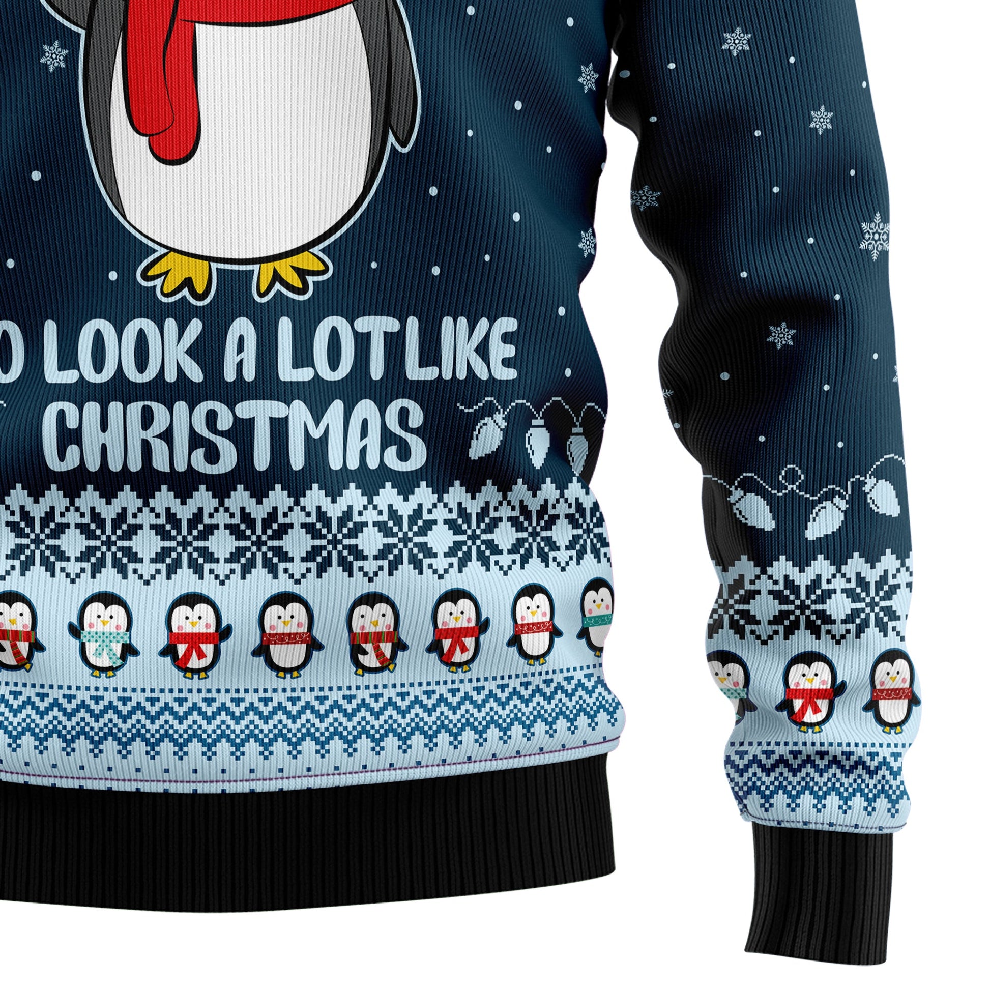 litzzy It's Penguin-ing christmas HT031111 Ugly Christmas Sweater -  Best Gift For Christmas, Noel Malalan - Christmas Signature sweater   