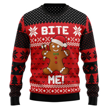litzzy Christmas Bite Me TG51023 Ugly Christmas Sweater -  Best Gift For Christmas, Noel Malalan - Christmas Signature sweater   
