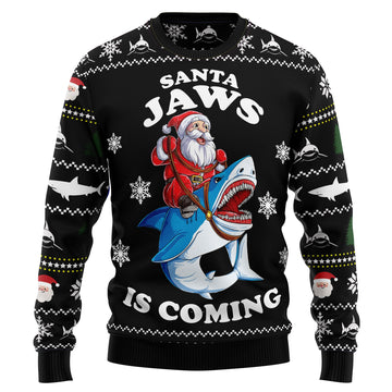 litzzy Santa Jaws TY210 Ugly Christmas Sweater -  Best Gift For Christmas, Noel Malalan - Christmas Signature sweater   