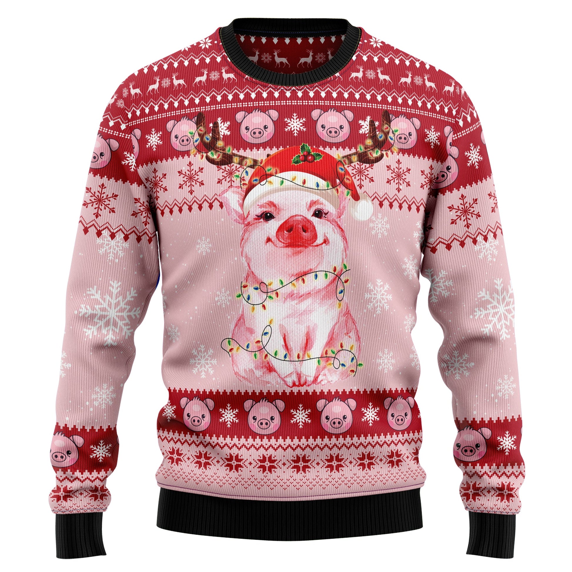 litzzy Lovely Pig TG5120 Ugly Christmas Sweater -  Best Gift For Christmas, Noel Malalan - Christmas Signature sweater   
