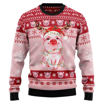 litzzy Lovely Pig TG5120 Ugly Christmas Sweater -  Best Gift For Christmas, Noel Malalan - Christmas Signature sweater   
