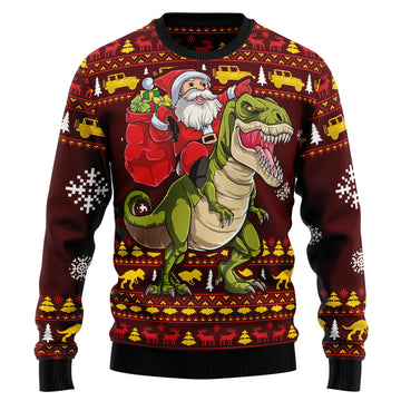 litzzy Santassic Park HT92505 Ugly Christmas Sweater -  Best Gift For Christmas, Noel Malalan - Christmas Signature sweater   