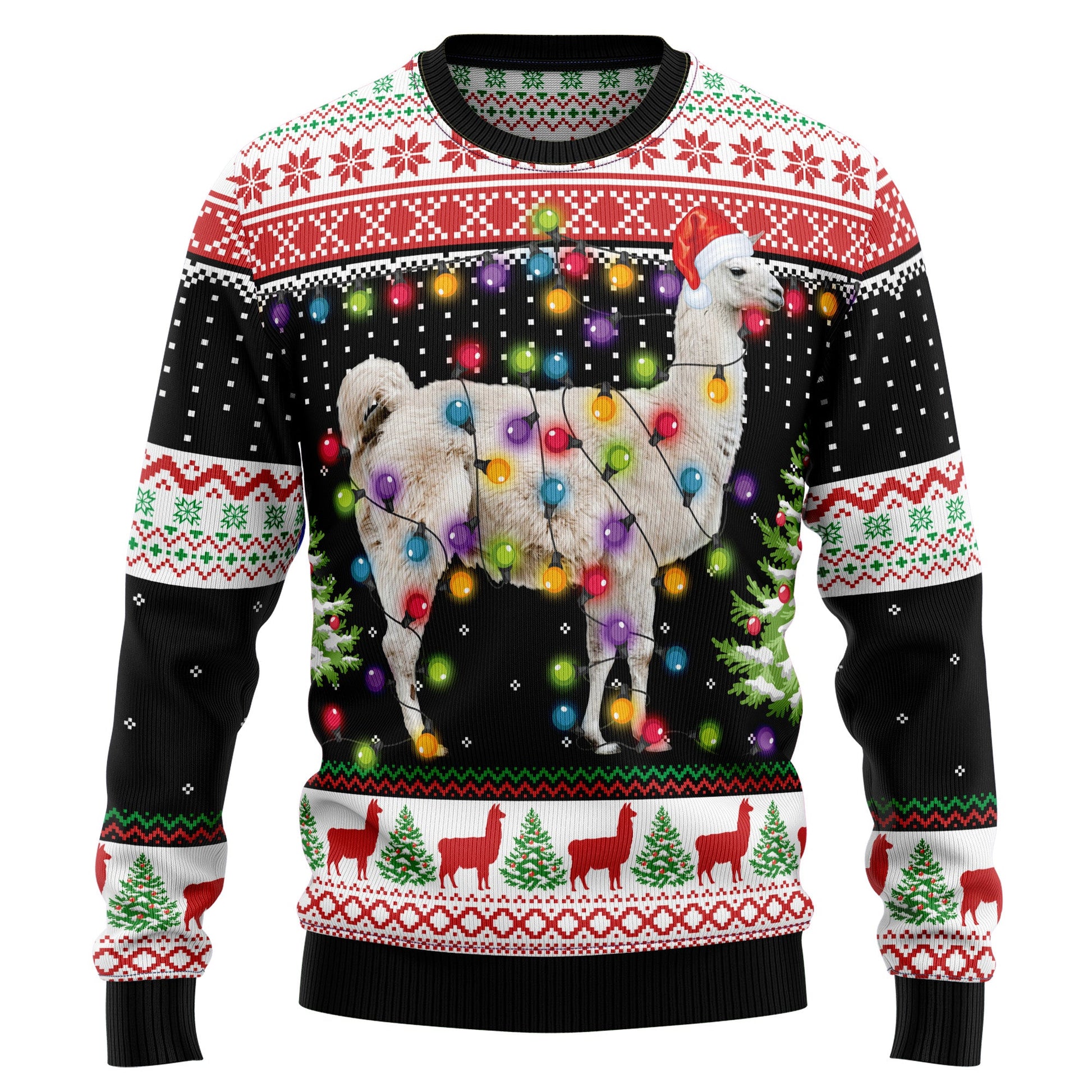 litzzy Llama Hit That D1410 Ugly Christmas Sweater -  Best Gift For Christmas, Noel Malalan - Christmas Signature sweater   