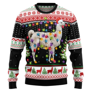 litzzy Llama Hit That D1410 Ugly Christmas Sweater -  Best Gift For Christmas, Noel Malalan - Christmas Signature sweater   