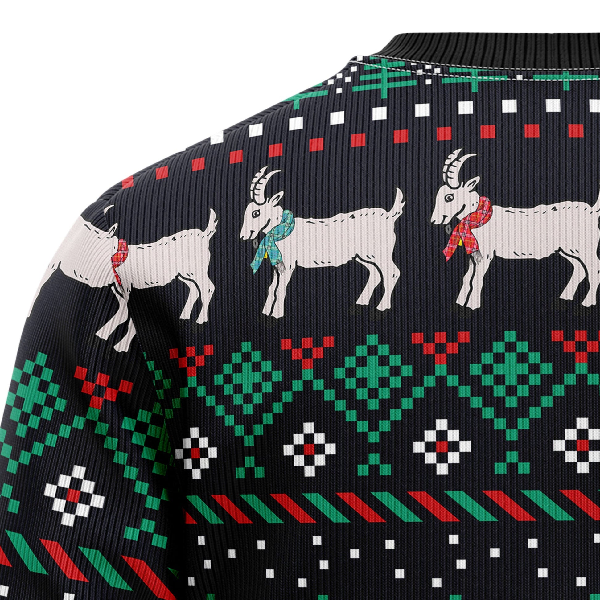 litzzy Cute Goat T1410 Ugly Christmas Sweater -  Best Gift For Christmas, Noel Malalan - Christmas Signature sweater   