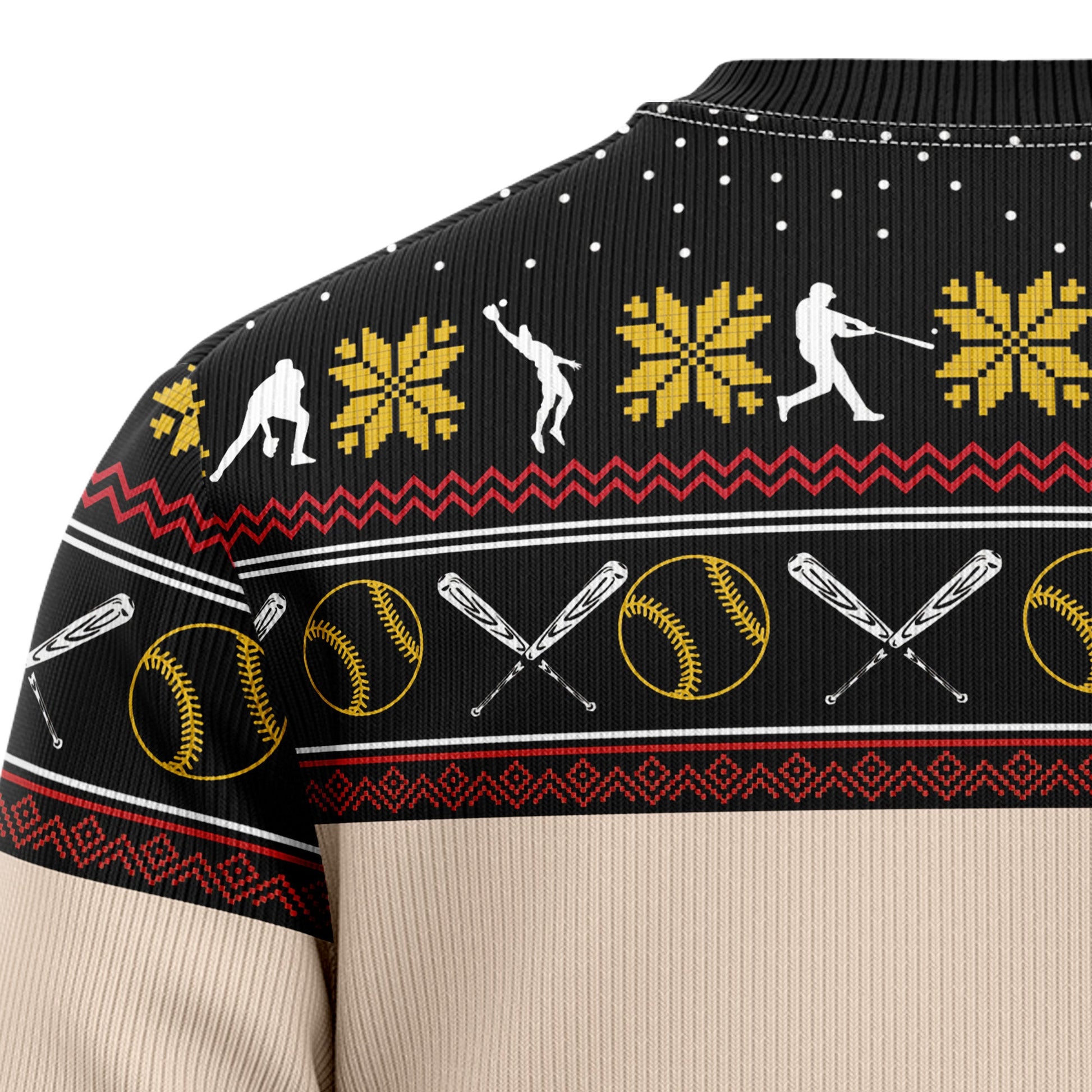 litzzy Christmas Time For Baseball T0611 Ugly Christmas Sweater -  Best Gift For Christmas, Noel Malalan - Christmas Signature sweater   