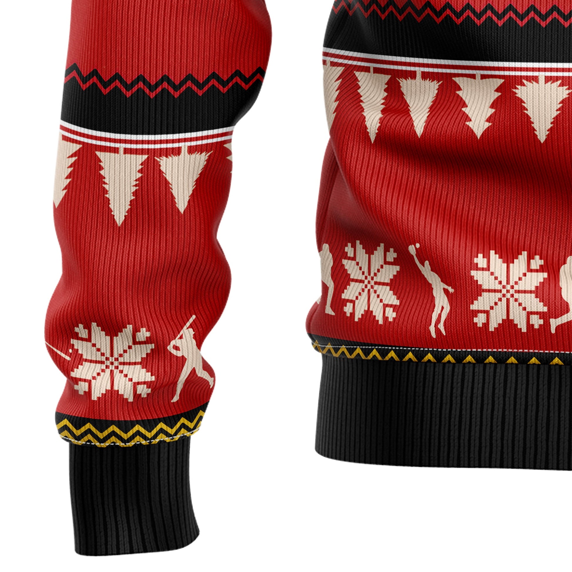 litzzy Christmas Time For Baseball T0611 Ugly Christmas Sweater -  Best Gift For Christmas, Noel Malalan - Christmas Signature sweater   