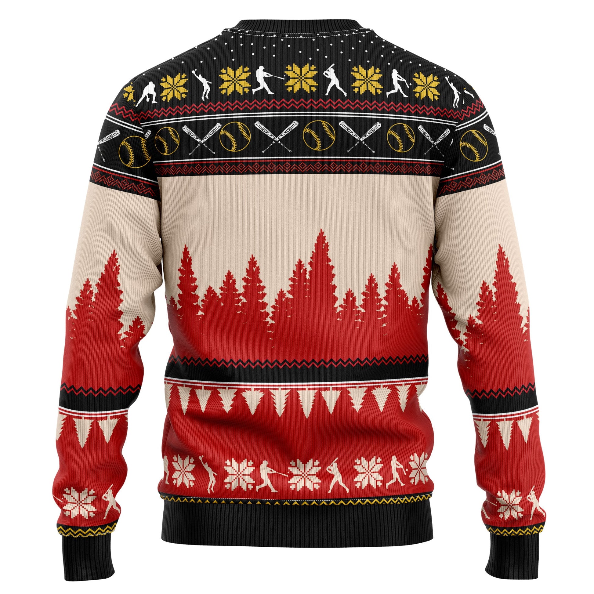 litzzy Christmas Time For Baseball T0611 Ugly Christmas Sweater -  Best Gift For Christmas, Noel Malalan - Christmas Signature sweater   