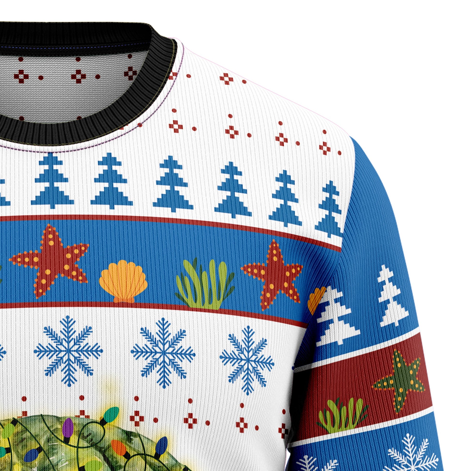 litzzy Turtle Xmas D1011 Ugly Christmas Sweater -  Best Gift For Christmas, Noel Malalan - Christmas Signature sweater   