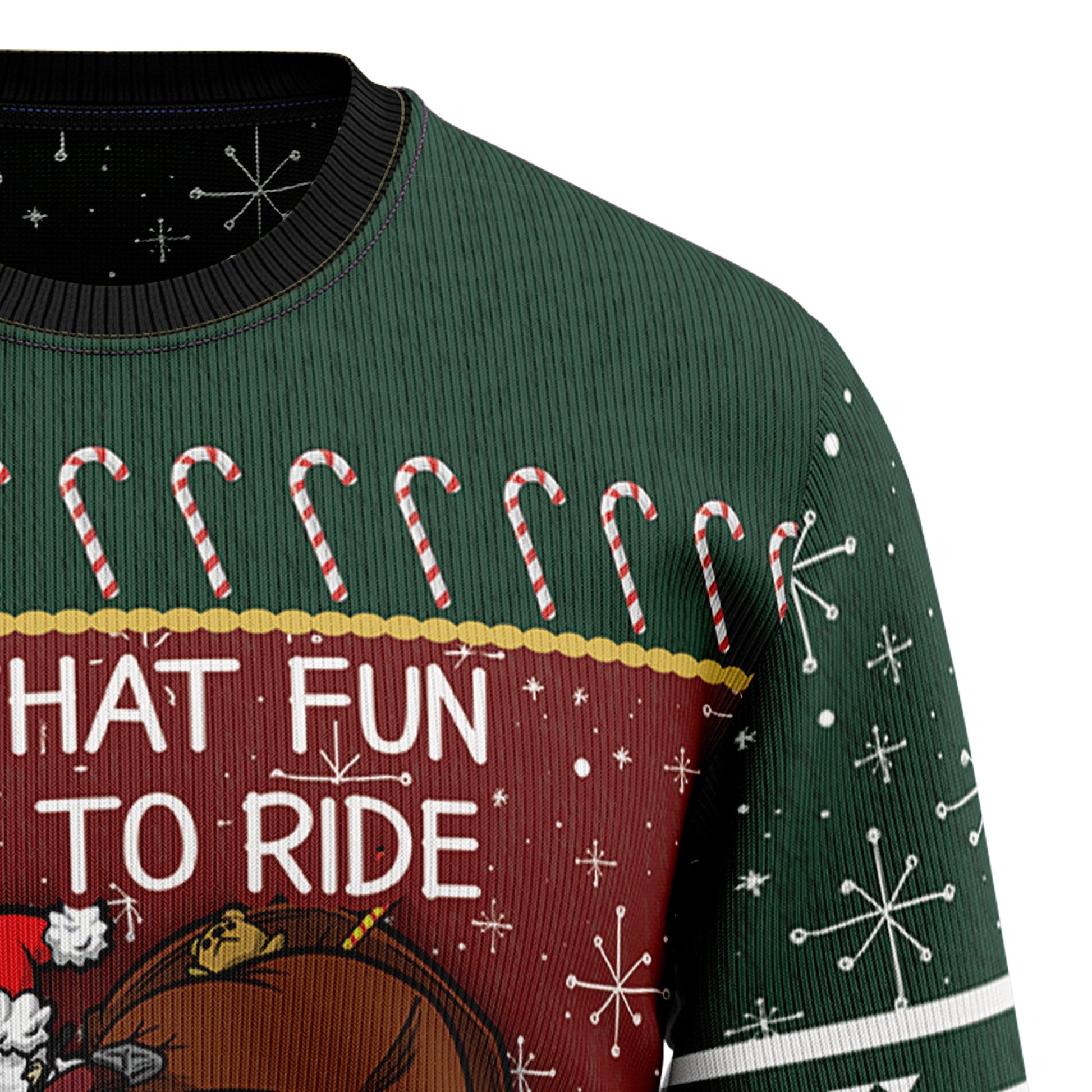 litzzy Santa Cycling T1811 Ugly Christmas Sweater -  Best Gift For Christmas, Noel Malalan - Christmas Signature sweater   