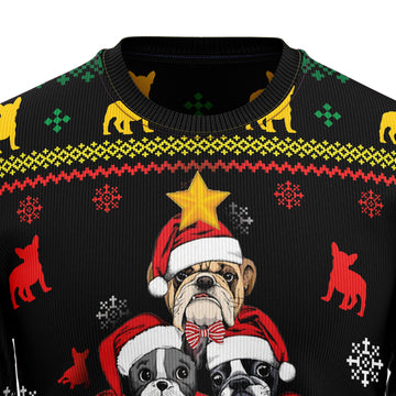 litzzy French Bulldog HT92804 Ugly Christmas Sweater -  Best Gift For Christmas, Noel Malalan - Christmas Signature sweater   