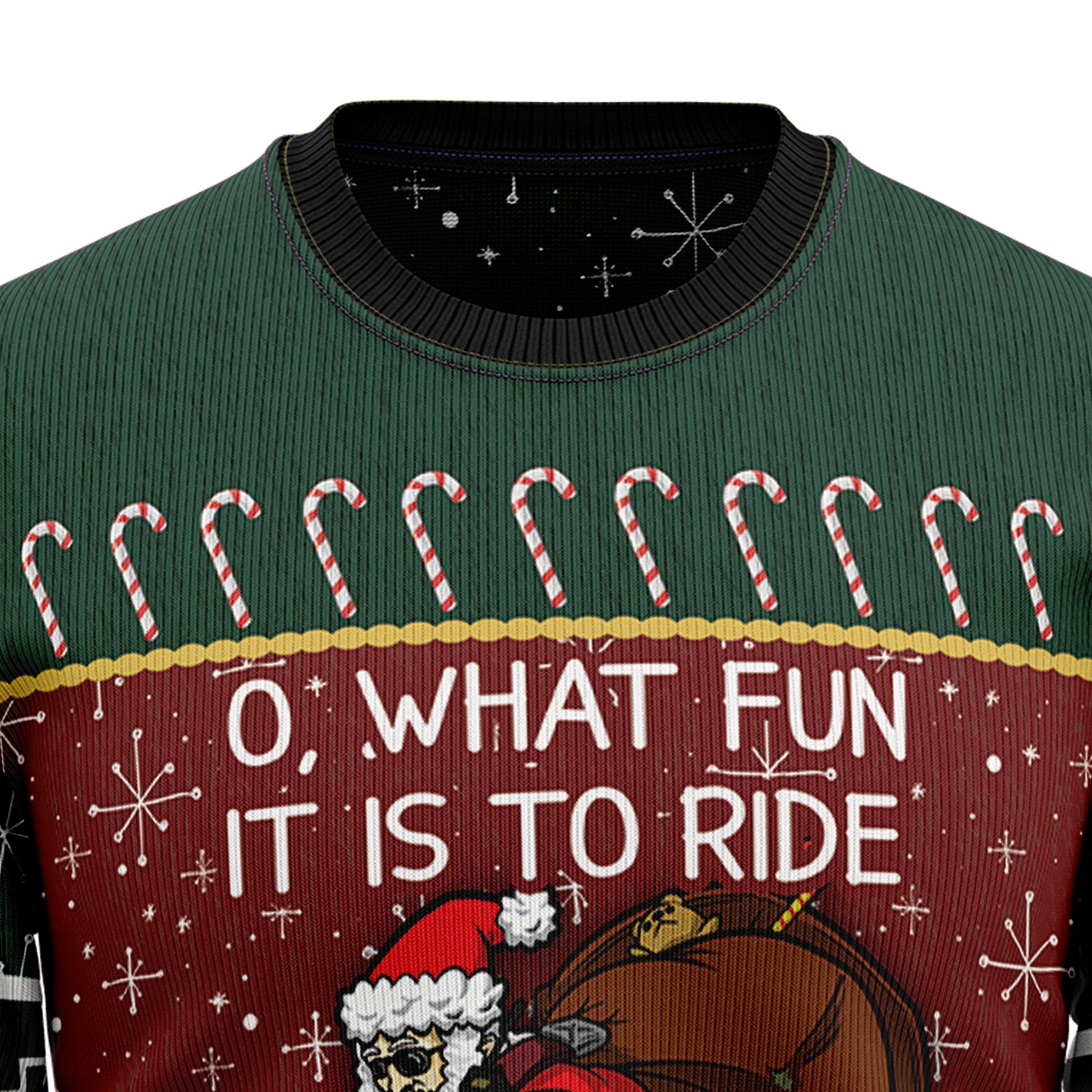 litzzy Santa Cycling T1811 Ugly Christmas Sweater -  Best Gift For Christmas, Noel Malalan - Christmas Signature sweater   