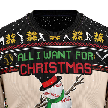 litzzy Christmas Time For Baseball T0611 Ugly Christmas Sweater -  Best Gift For Christmas, Noel Malalan - Christmas Signature sweater   