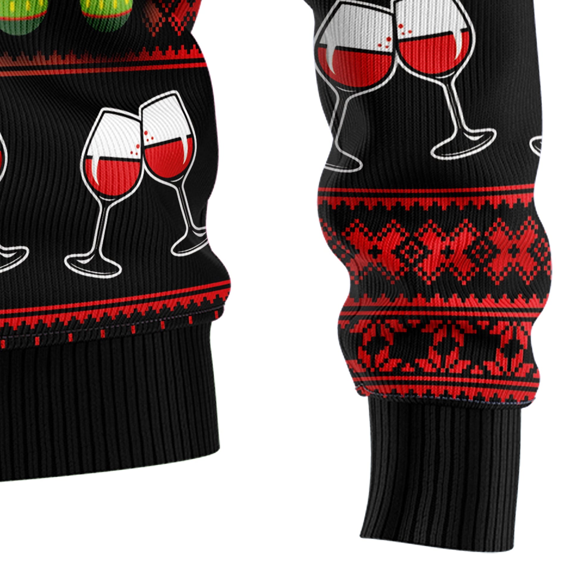 litzzy Red Wine Mama HT92801 Ugly Christmas Sweater -  Best Gift For Christmas, Noel Malalan - Christmas Signature sweater   