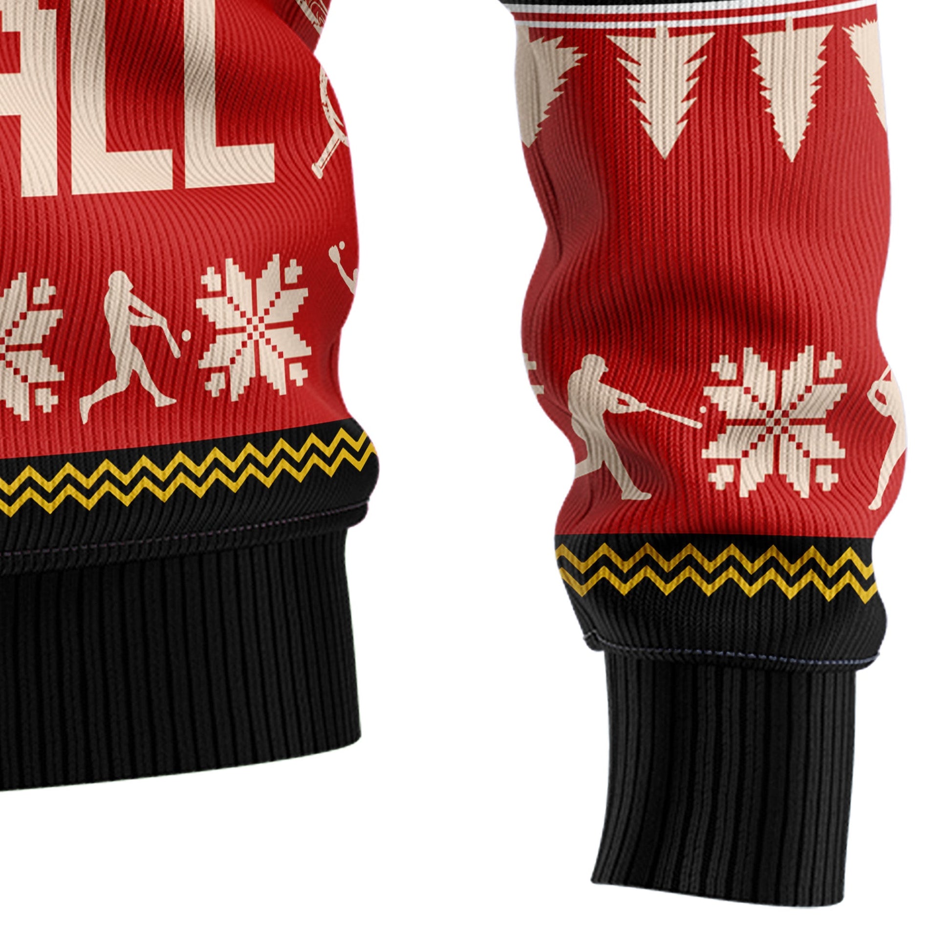 litzzy Christmas Time For Baseball T0611 Ugly Christmas Sweater -  Best Gift For Christmas, Noel Malalan - Christmas Signature sweater   