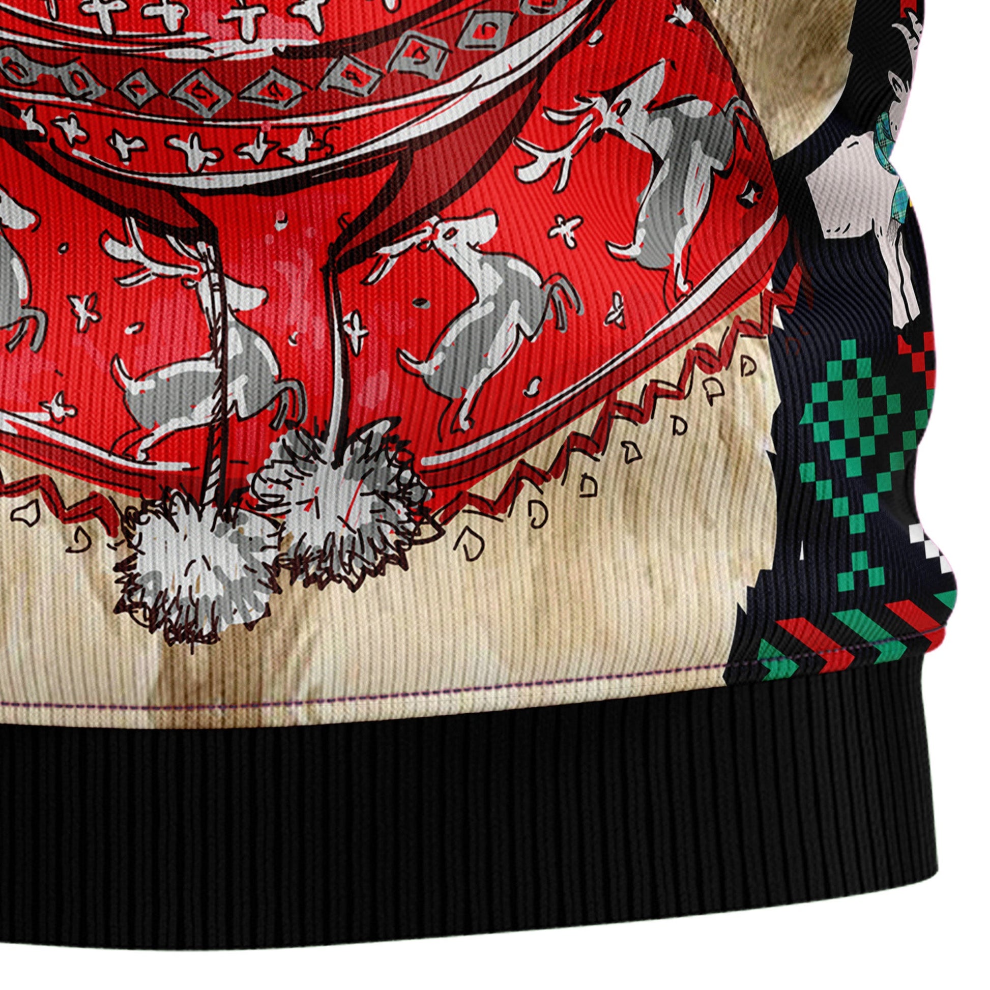 litzzy Cute Goat T1410 Ugly Christmas Sweater -  Best Gift For Christmas, Noel Malalan - Christmas Signature sweater   
