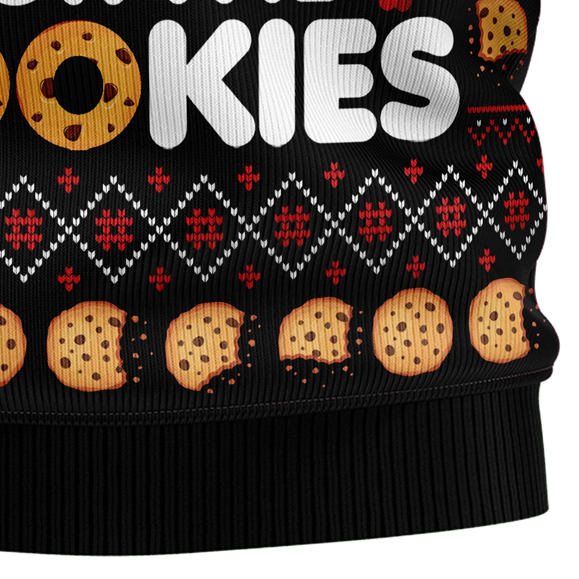 litzzy Just Here For The Cookies HT041204 Ugly Christmas Sweater -  Best Gift For Christmas, Noel Malalan - Christmas Signature sweater   