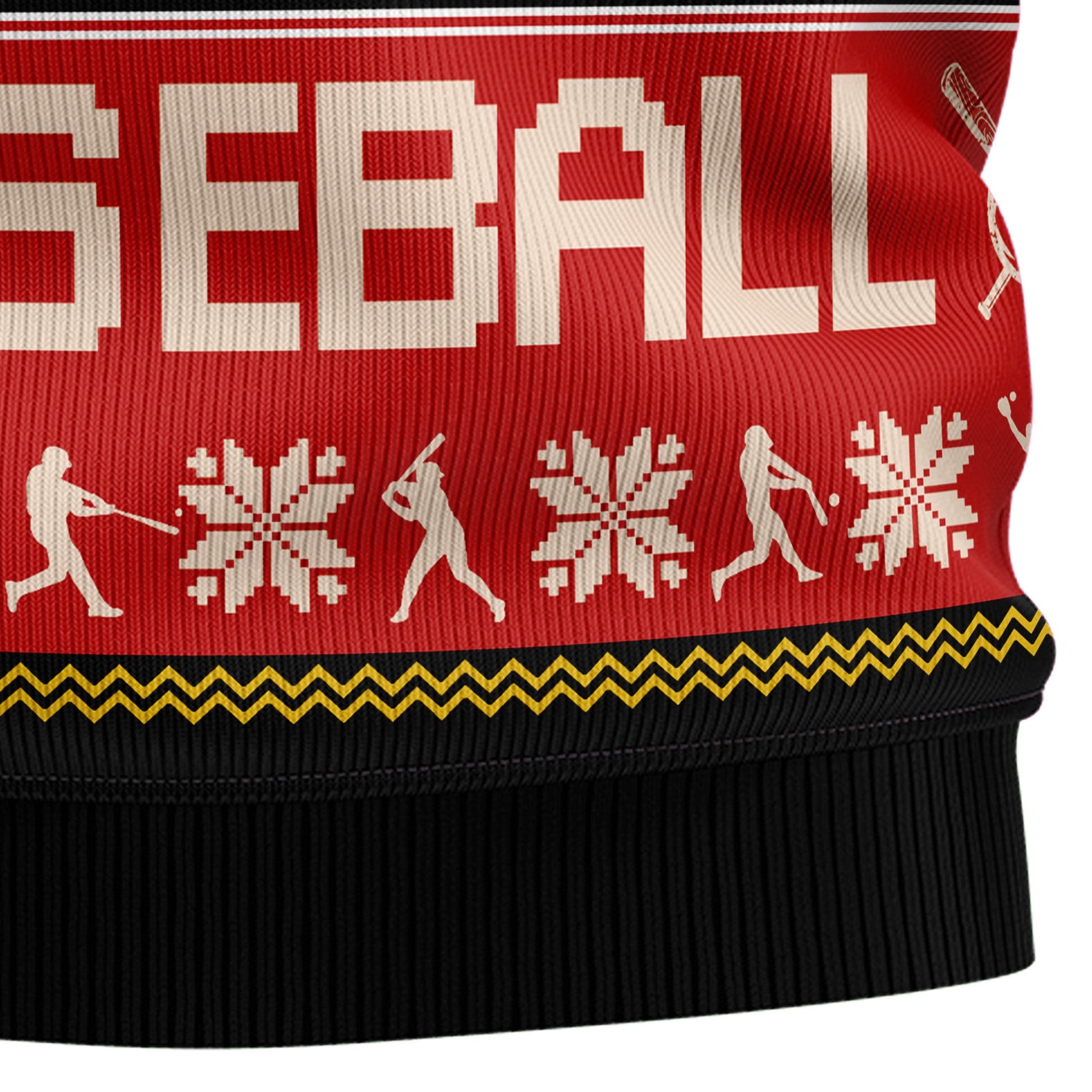 litzzy Christmas Time For Baseball T0611 Ugly Christmas Sweater -  Best Gift For Christmas, Noel Malalan - Christmas Signature sweater   
