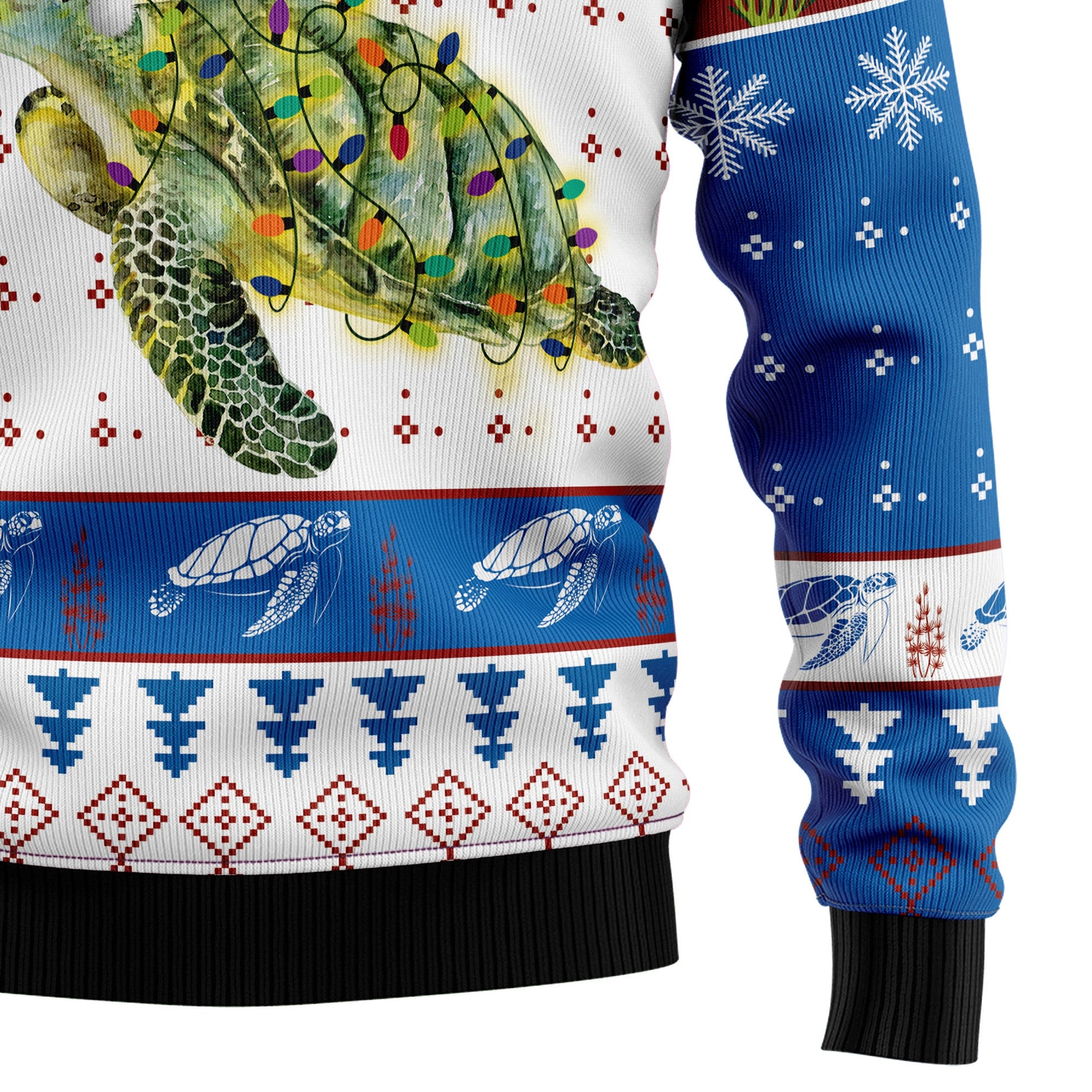 litzzy Turtle Xmas D1011 Ugly Christmas Sweater -  Best Gift For Christmas, Noel Malalan - Christmas Signature sweater   