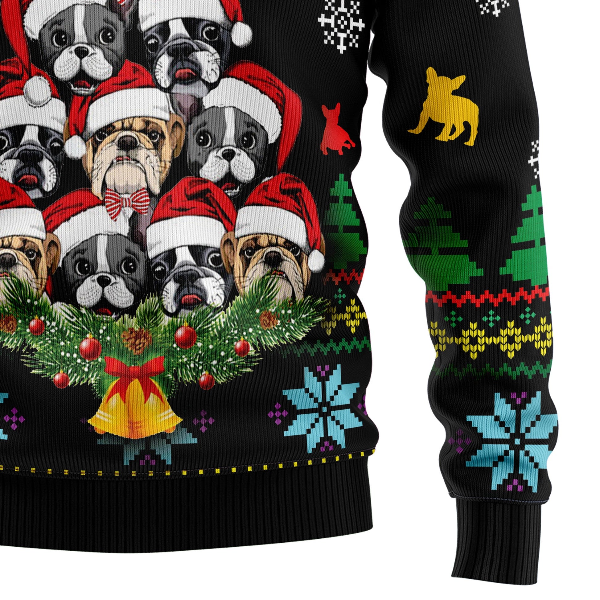 litzzy French Bulldog HT92804 Ugly Christmas Sweater -  Best Gift For Christmas, Noel Malalan - Christmas Signature sweater   