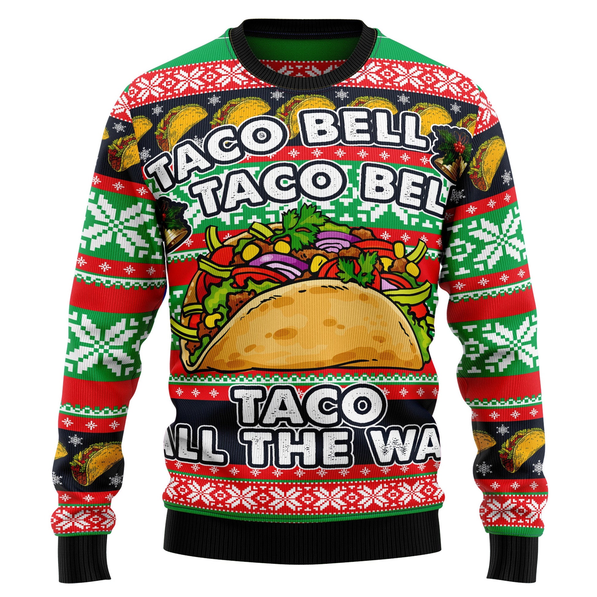 litzzy Tacos Taco Bell TY299 Ugly Christmas Sweater -  Best Gift For Christmas, Noel Malalan - Christmas Signature sweater   