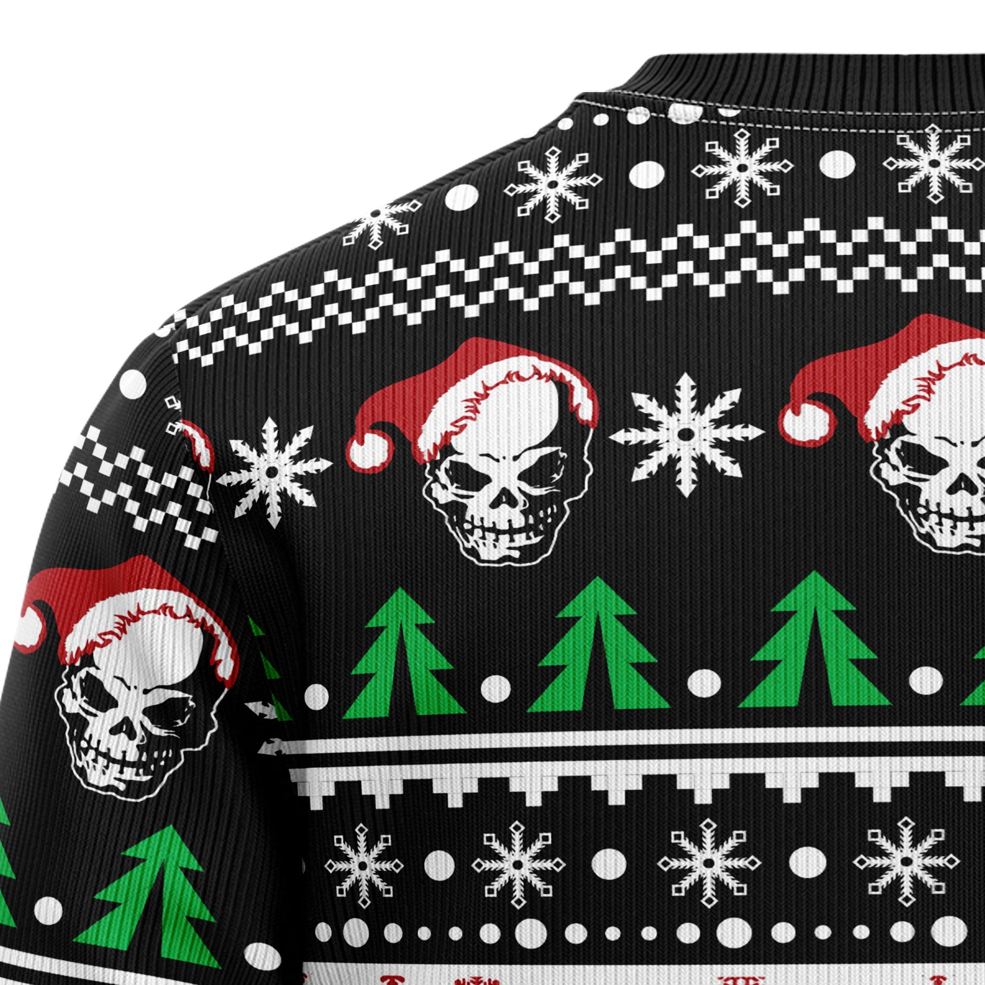 litzzy Skull Xmas D0210 Ugly Christmas Sweater -  Best Gift For Christmas, Noel Malalan - Christmas Signature sweater   