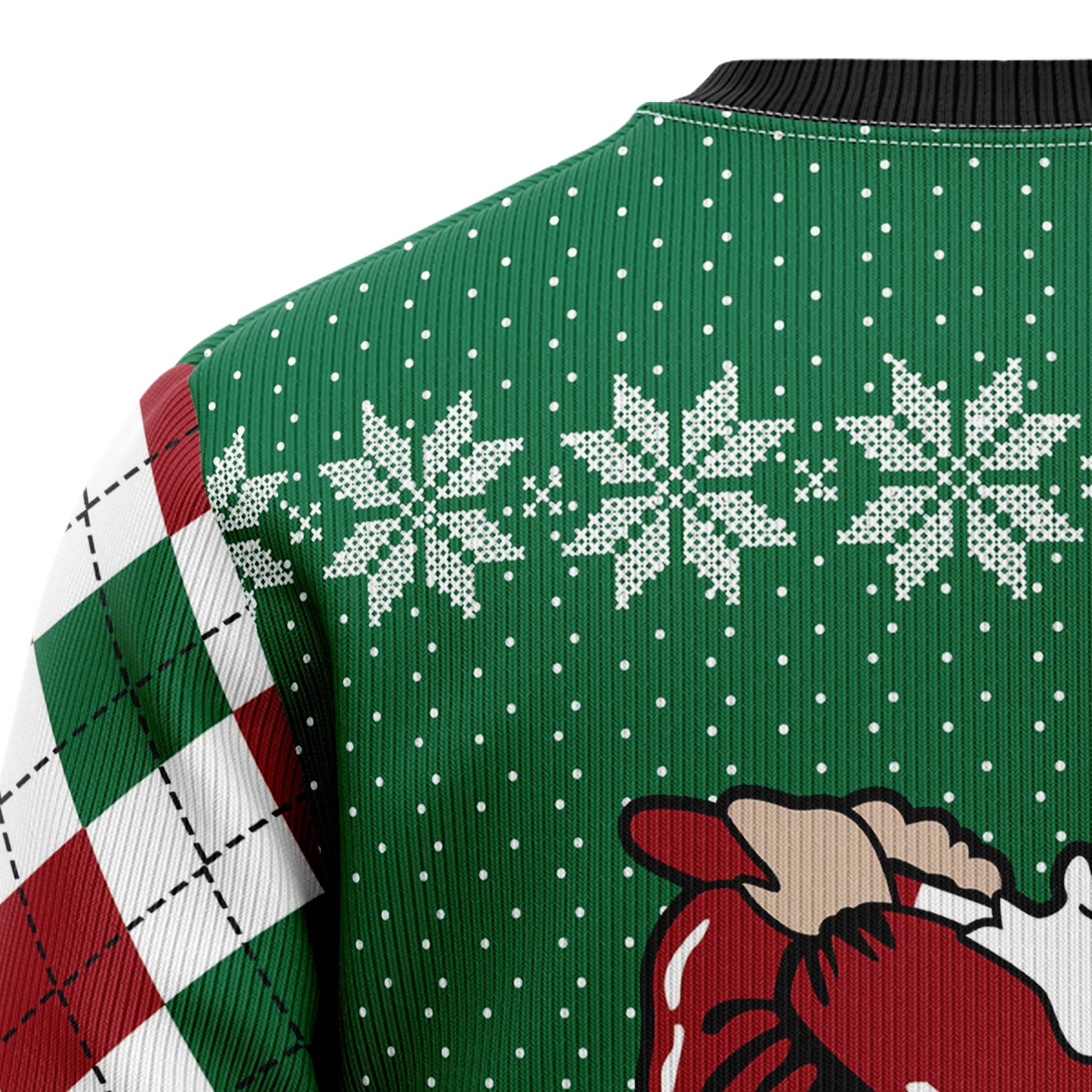 litzzy Golfer Santa G5925 Ugly Christmas Sweater -  Best Gift For Christmas, Noel Malalan - Christmas Signature sweater   