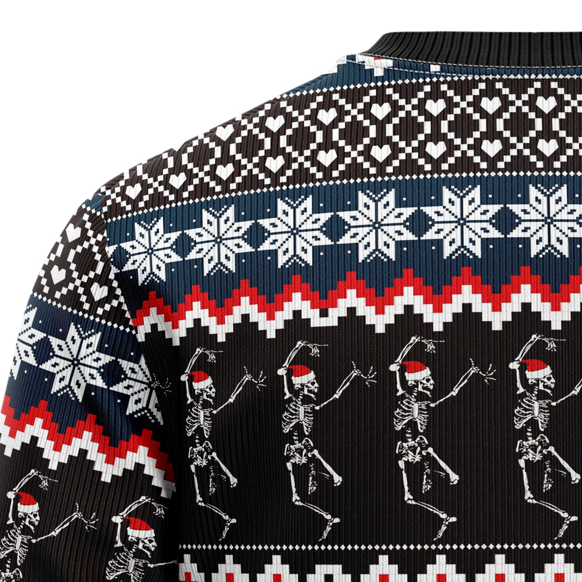 litzzy Skeleton Merry Creepmas TY510 Ugly Christmas Sweater -  Best Gift For Christmas, Noel Malalan - Christmas Signature sweater   
