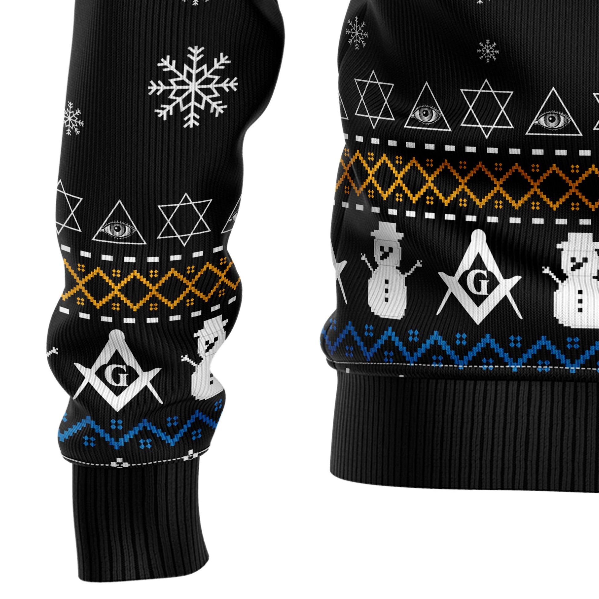litzzy Freemason D3009 Ugly Christmas Sweater -  Best Gift For Christmas, Noel Malalan - Christmas Signature sweater   