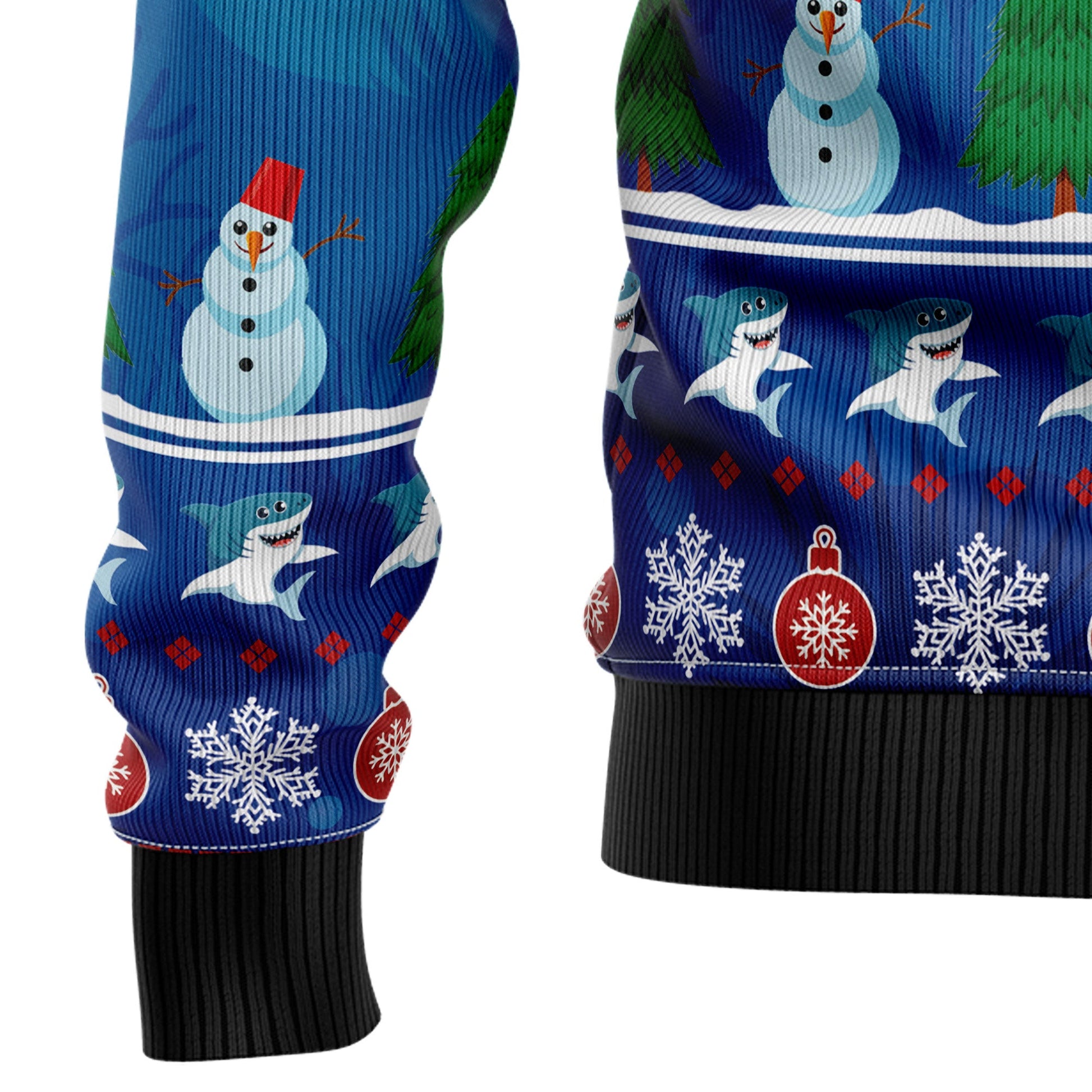 litzzy Shark Holly Jawly Christmas G5116 Ugly Christmas Sweater -  Best Gift For Christmas, Noel Malalan - Christmas Signature sweater   