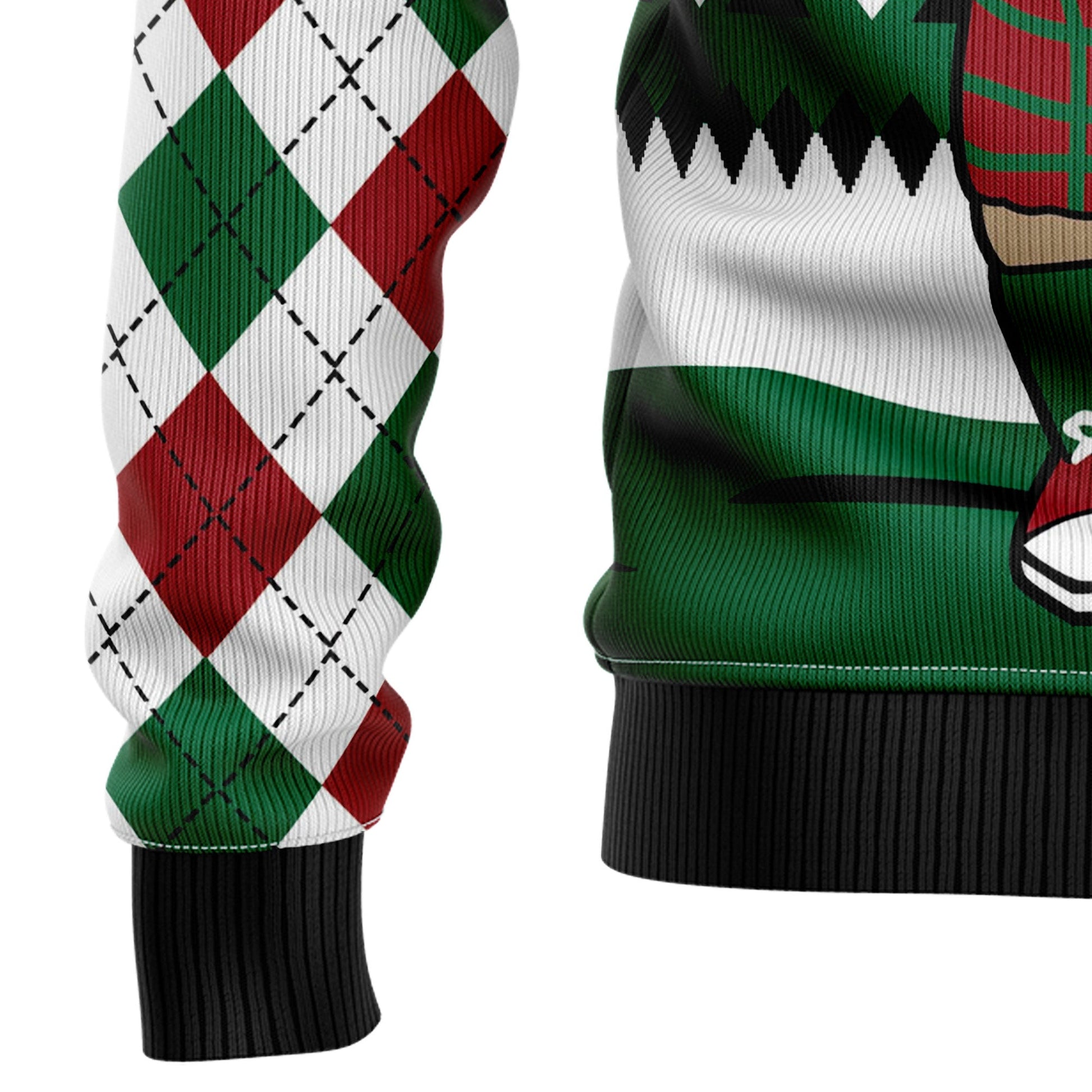 litzzy Golfer Santa G5925 Ugly Christmas Sweater -  Best Gift For Christmas, Noel Malalan - Christmas Signature sweater   
