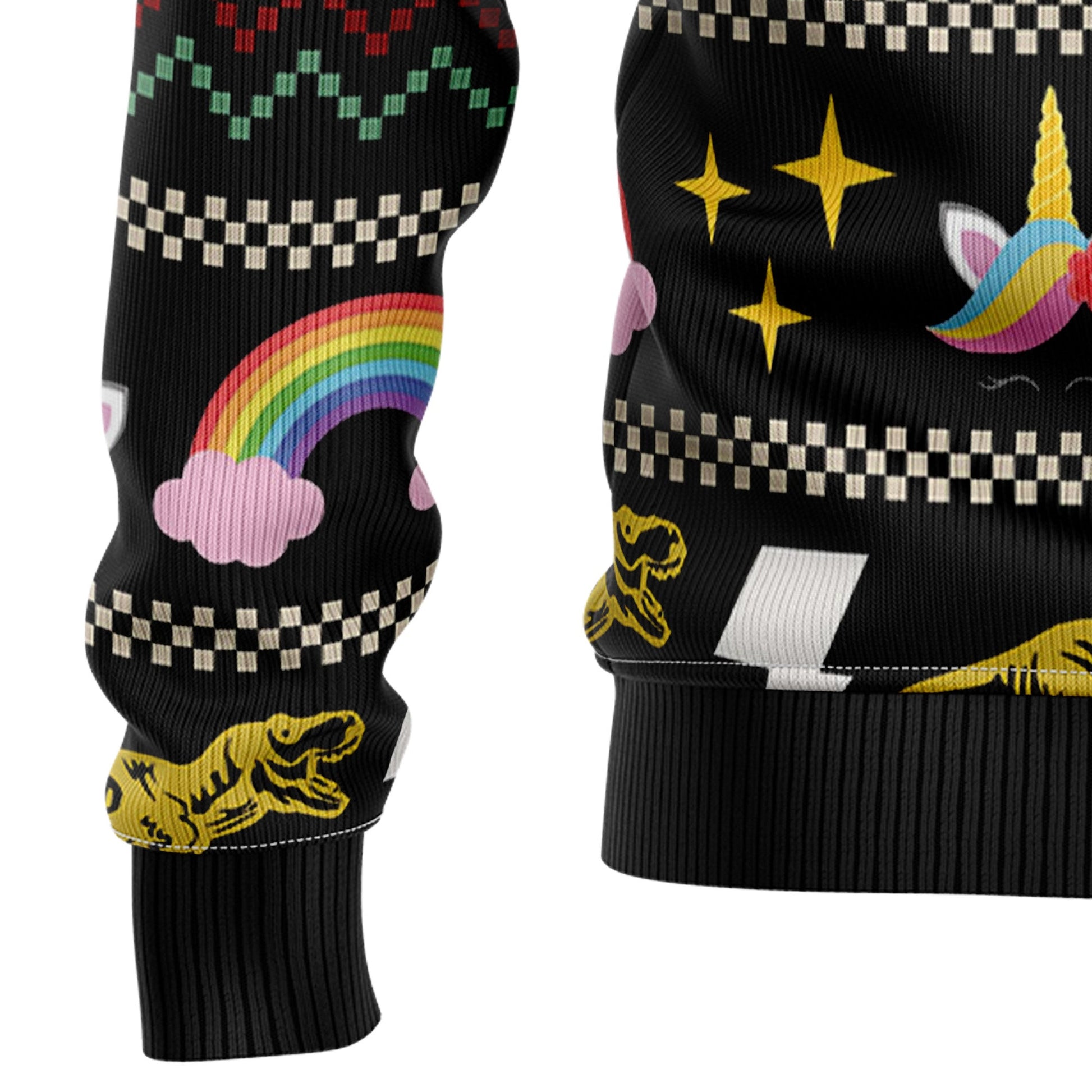 litzzy Dinosaur Unicorn Ride Hard T2010 Ugly Christmas Sweater -  Best Gift For Christmas, Noel Malalan - Christmas Signature sweater   