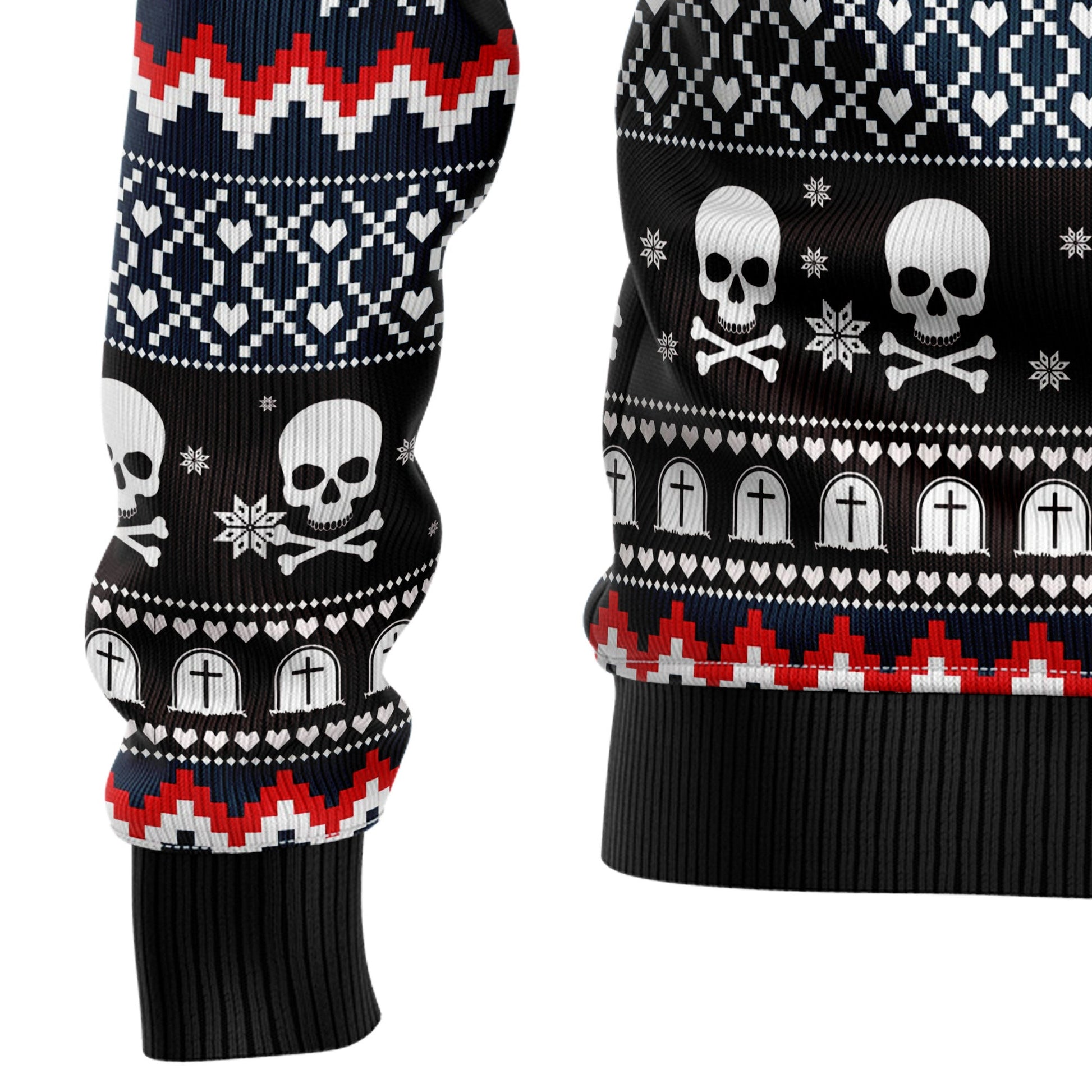 litzzy Skeleton Merry Creepmas TY510 Ugly Christmas Sweater -  Best Gift For Christmas, Noel Malalan - Christmas Signature sweater   