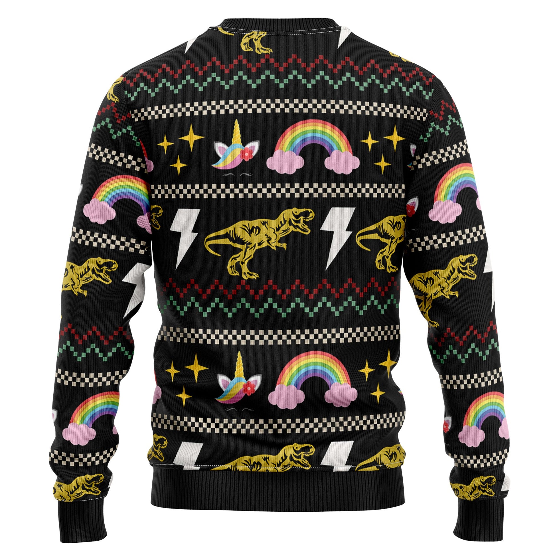 litzzy Dinosaur Unicorn Ride Hard T2010 Ugly Christmas Sweater -  Best Gift For Christmas, Noel Malalan - Christmas Signature sweater   