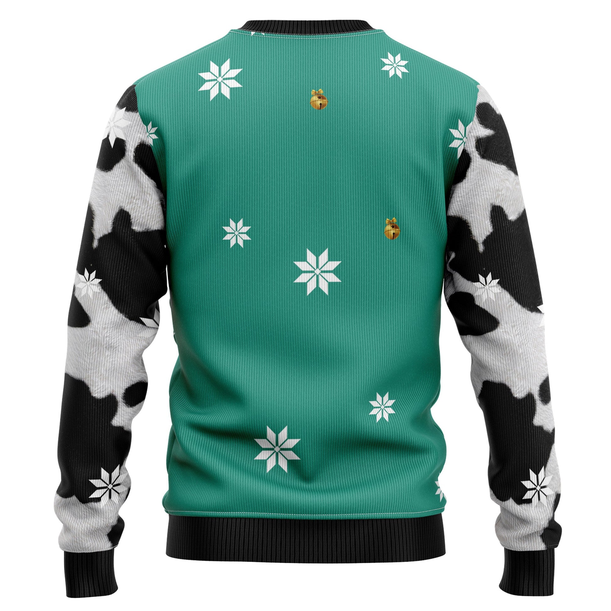 litzzy Cow Merry Christmas Heifer T1911 Ugly Christmas Sweater -  Best Gift For Christmas, Noel Malalan - Christmas Signature sweater   