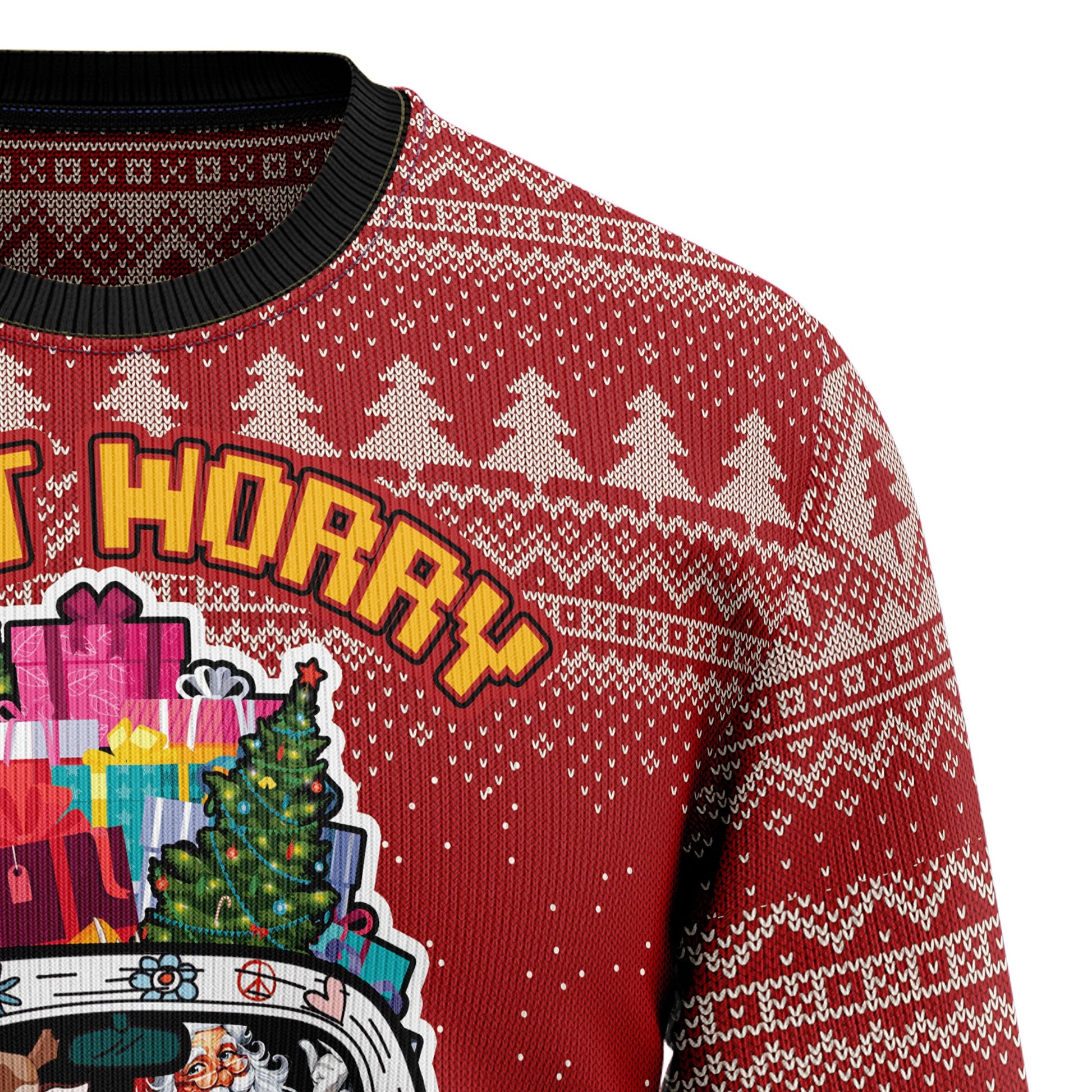 litzzy Hippie Car HT100507 Ugly Christmas Sweater -  Best Gift For Christmas, Noel Malalan - Christmas Signature sweater   