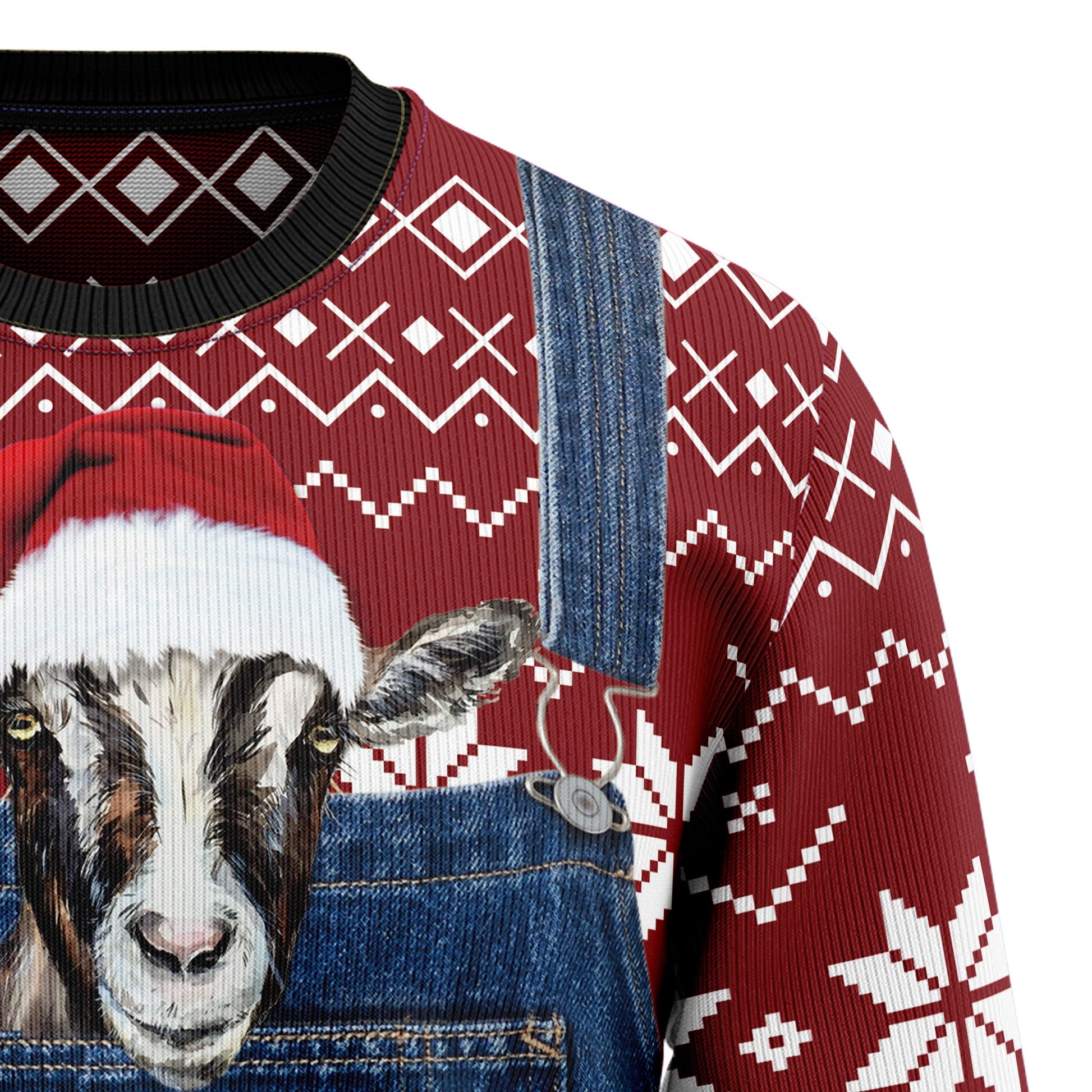 litzzy Just A Girl Who Loves Christmas And Goats TG51022 Ugly Christmas Sweater -  Best Gift For Christmas, Noel Malalan - Christmas Signature sweater   