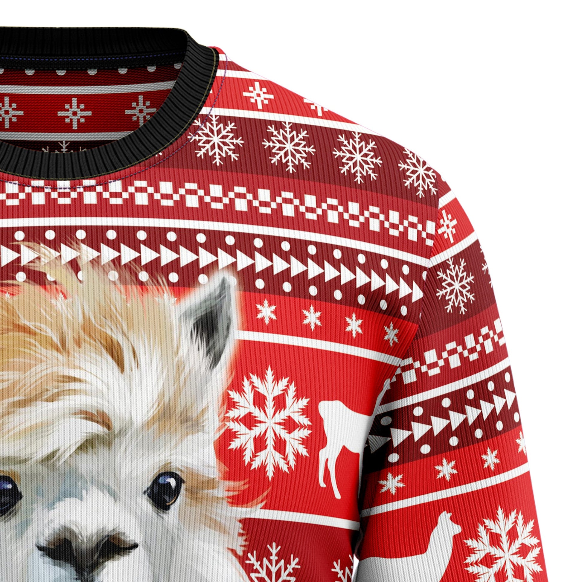 litzzy Festive Llama Xmas HZ92307 Ugly Christmas Sweater -  Best Gift For Christmas, Noel Malalan - Christmas Signature sweater   