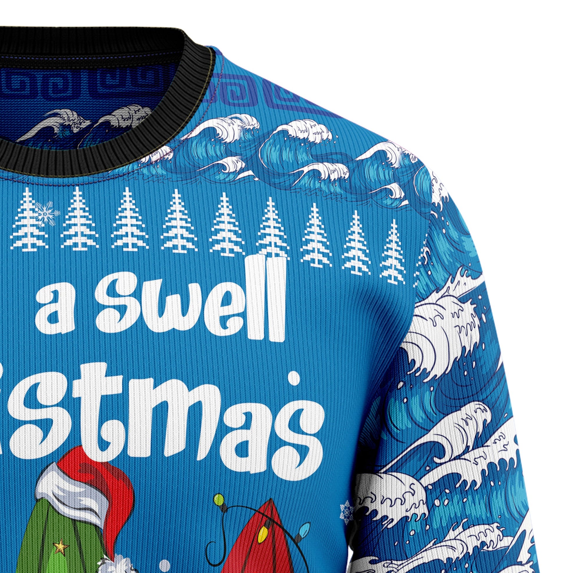 litzzy ?Surfer Swell Christmas T0311 Ugly Christmas Sweater -  Best Gift For Christmas, Noel Malalan - Christmas Signature sweater   