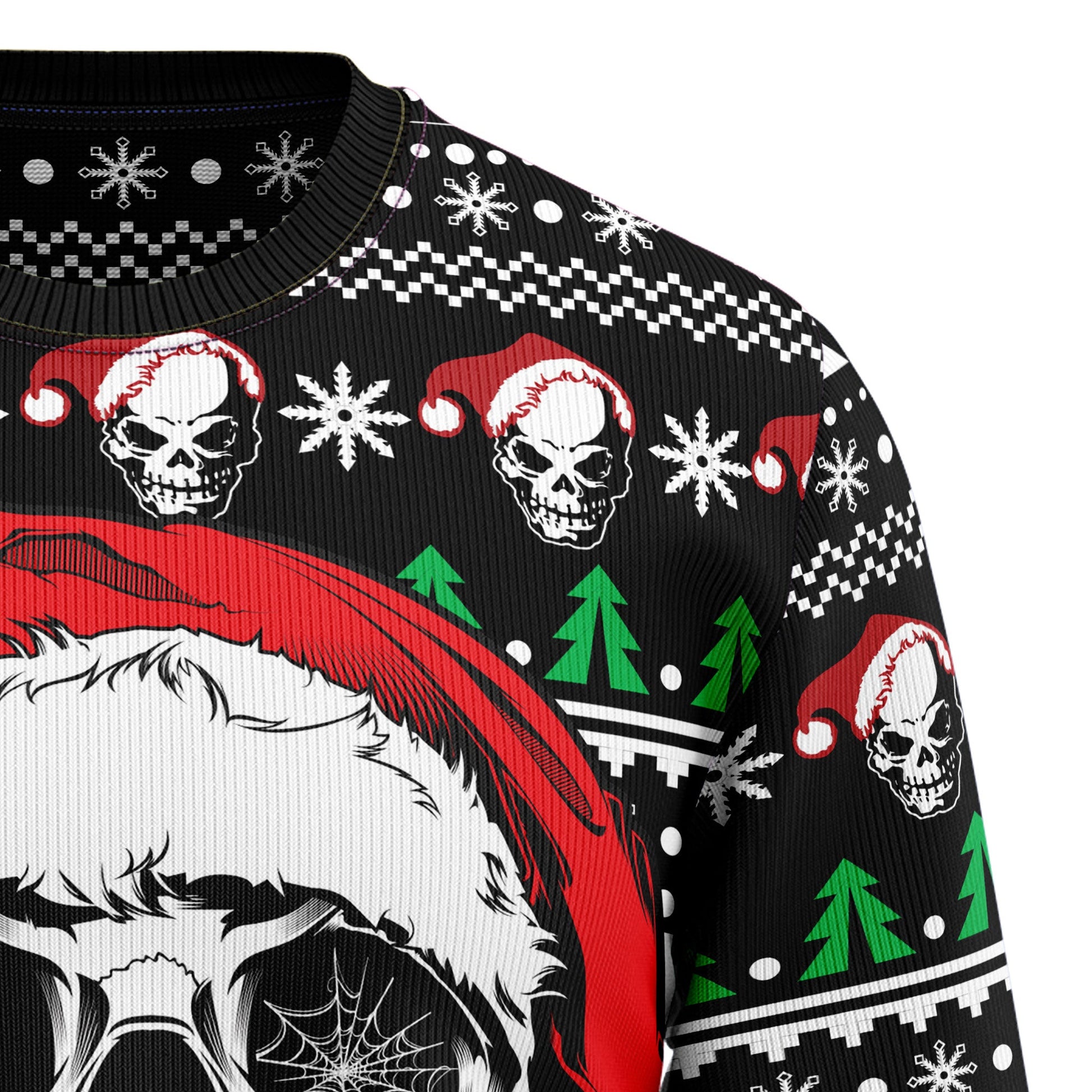 litzzy Skull Xmas D0210 Ugly Christmas Sweater -  Best Gift For Christmas, Noel Malalan - Christmas Signature sweater   
