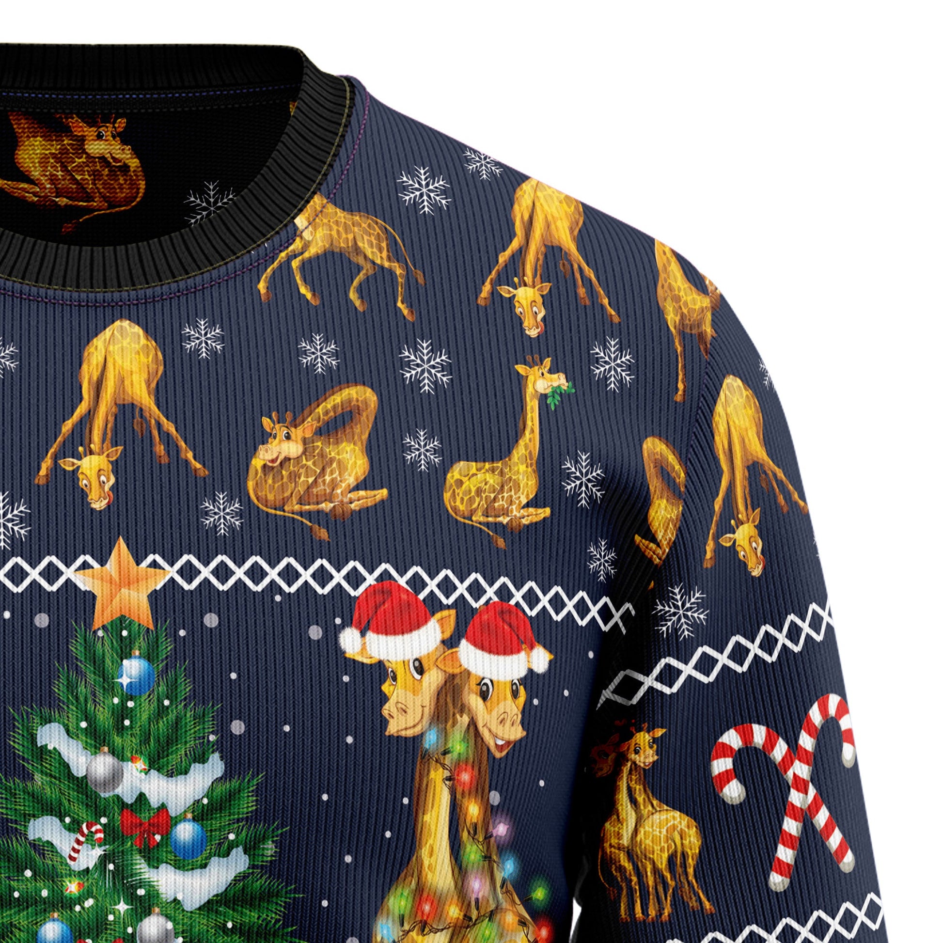 litzzy Love Giraffe G5114 Ugly Christmas Sweater -  Best Gift For Christmas, Noel Malalan - Christmas Signature sweater   