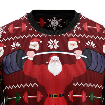 litzzy Santa Let It Swole TY1210 Ugly Christmas Sweater -  Best Gift For Christmas, Noel Malalan - Christmas Signature sweater   