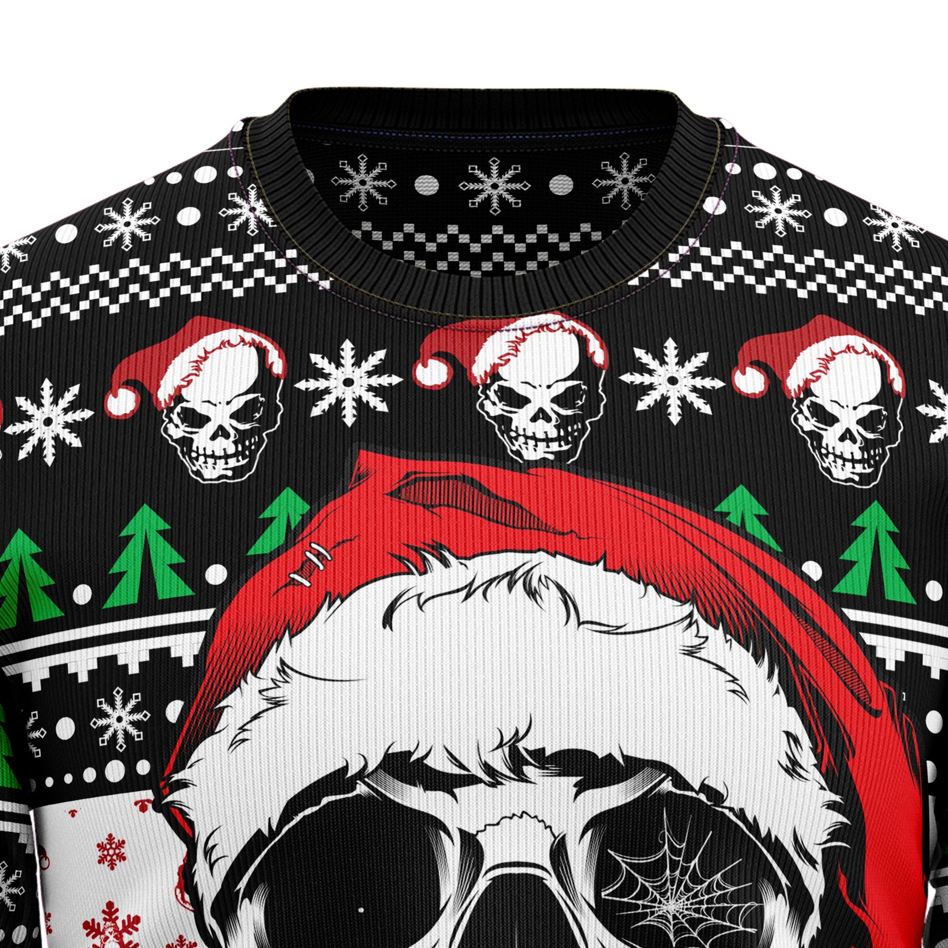 litzzy Skull Xmas D0210 Ugly Christmas Sweater -  Best Gift For Christmas, Noel Malalan - Christmas Signature sweater   
