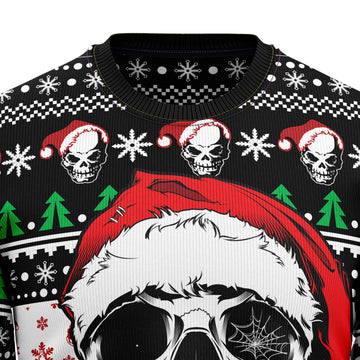 litzzy Skull Xmas D0210 Ugly Christmas Sweater -  Best Gift For Christmas, Noel Malalan - Christmas Signature sweater   