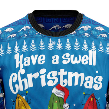 litzzy ?Surfer Swell Christmas T0311 Ugly Christmas Sweater -  Best Gift For Christmas, Noel Malalan - Christmas Signature sweater   