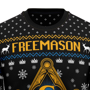litzzy Freemason D3009 Ugly Christmas Sweater -  Best Gift For Christmas, Noel Malalan - Christmas Signature sweater   