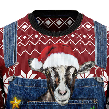 litzzy Just A Girl Who Loves Christmas And Goats TG51022 Ugly Christmas Sweater -  Best Gift For Christmas, Noel Malalan - Christmas Signature sweater   