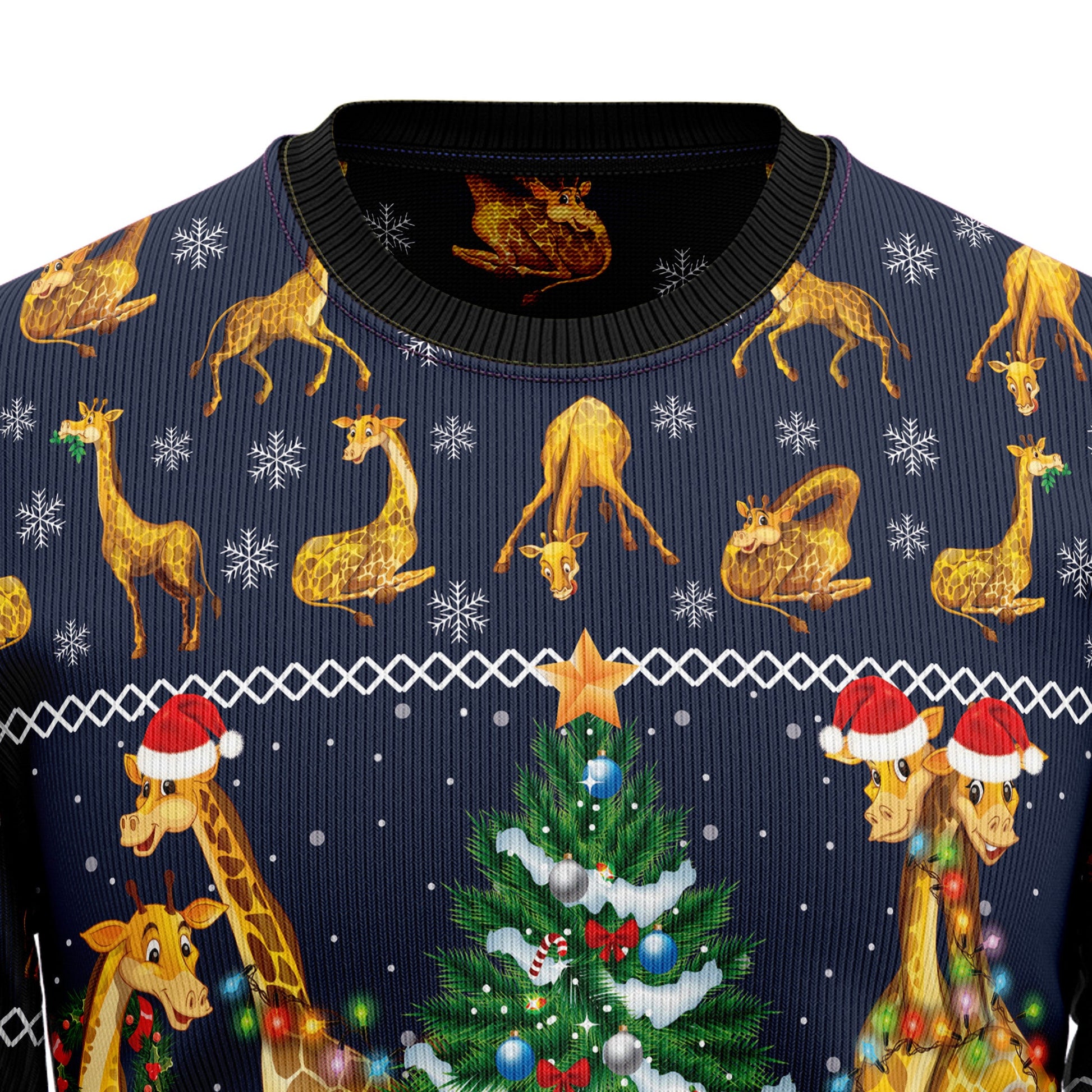 litzzy Love Giraffe G5114 Ugly Christmas Sweater -  Best Gift For Christmas, Noel Malalan - Christmas Signature sweater   