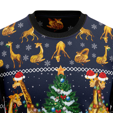 litzzy Love Giraffe G5114 Ugly Christmas Sweater -  Best Gift For Christmas, Noel Malalan - Christmas Signature sweater   