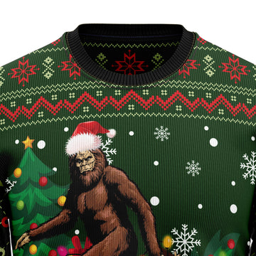litzzy Big Foot Xmas D0110 Ugly Christmas Sweater -  Best Gift For Christmas, Noel Malalan - Christmas Signature sweater   